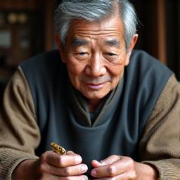 전통 금속 공예의 섬세한 기법을 시연하는 명장